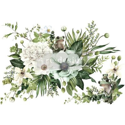 Transfer per mobili Froggy Meadow facile da applicare, decorazione adatta a tutti gli stili